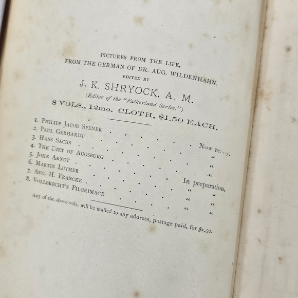 1881 Antique German Poet Hans Sachs Biography | Fatherland Series Vol 3 - Picture 6 of 13